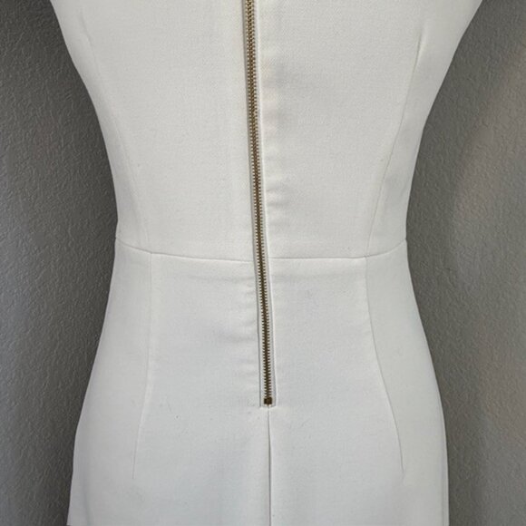 DVF Diane Von Furstenberg Carpreena Mini Shift Dress White Sz 2 - Picture 11 of 16